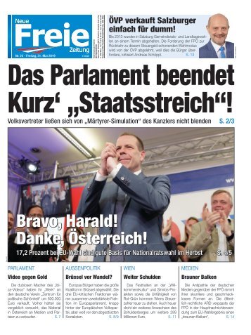 Das Parlament beendet Kurz‘ „Staatsstreich“!