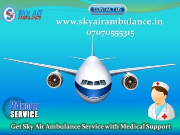 Receive Unparallel ICU Setup Air Ambulance Service in Coimbatore