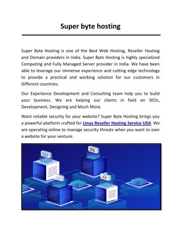 Super byte hosting