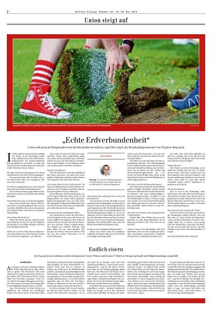 Berliner Zeitung 29.05.2019