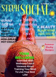 Steph Social Seasonal Editorial Summer 2019