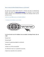 Bouw een verbluffende website met professionele website en app Bouwer in Utrecht