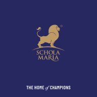 Schola Maria Brochure 9 X 9 in