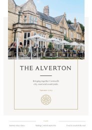 The Alverton's Summer Brochure 2019