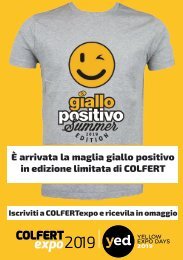 è arrivata la maglia giallo positivo COLFERT - Summer edition