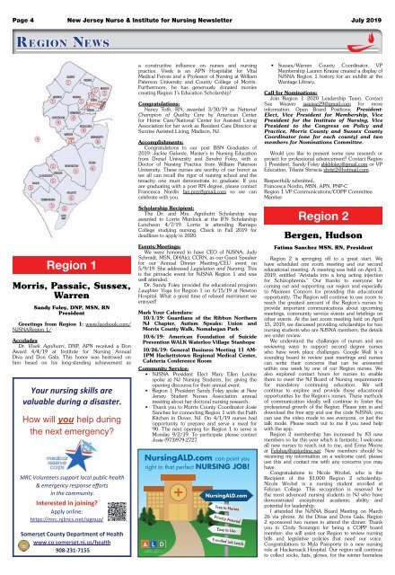 New Jersey Nurse - July 2019