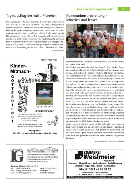 Juni 2019 - Büchenbacher Anzeiger