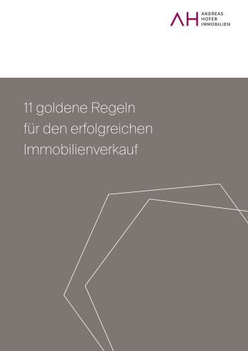 11 GOLEDE REGELN - Immobilien-erfolgreich-verkaufen