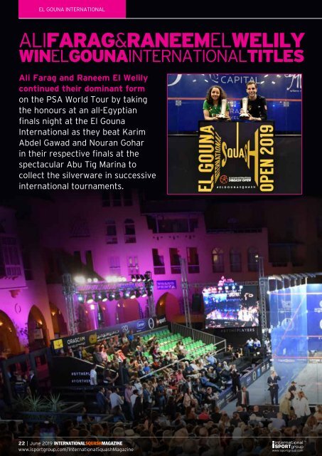 International Squash Magazine - Allam British Open Issue