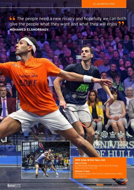 International Squash Magazine - Allam British Open Issue