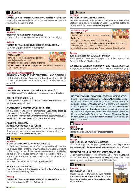 Agenda juny19