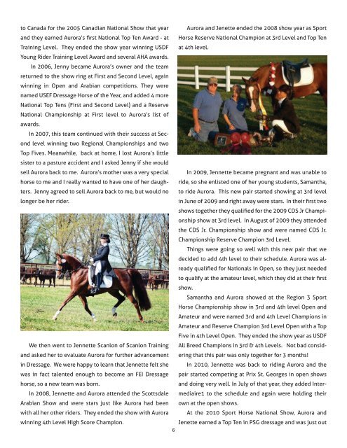 Arabian Sport Horse Alliance 2018-2019 Directory & Yearbook