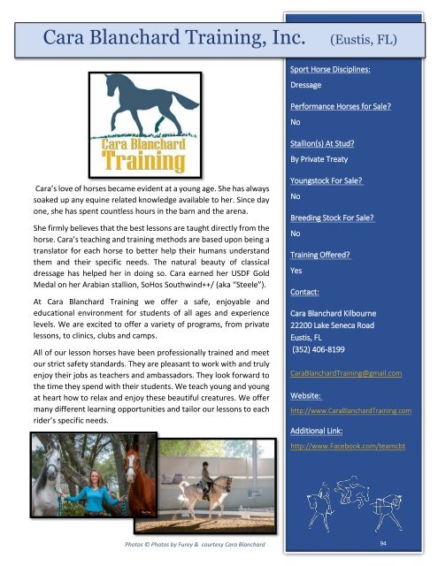 Arabian Sport Horse Alliance 2018-2019 Directory & Yearbook