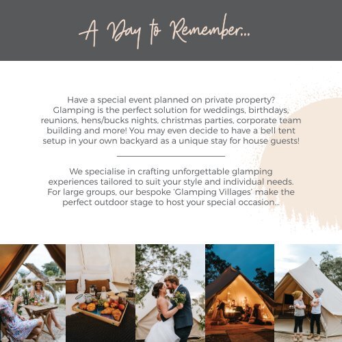 Mansfield Glamping Weddings & Events