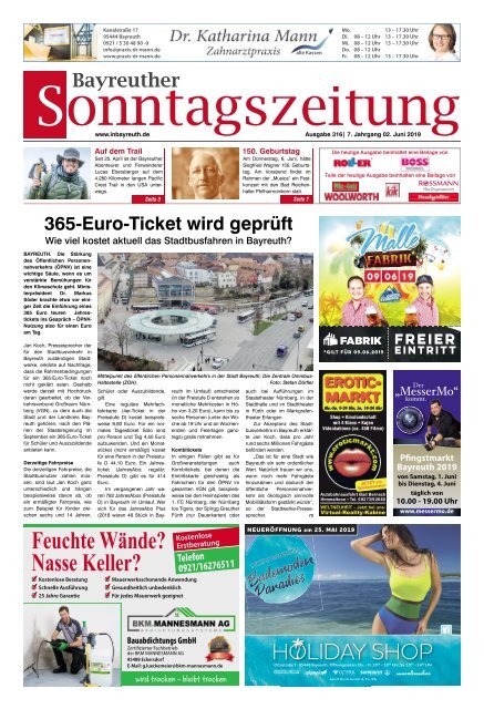 2019-06-02 Bayreuther Sonntagszeitung