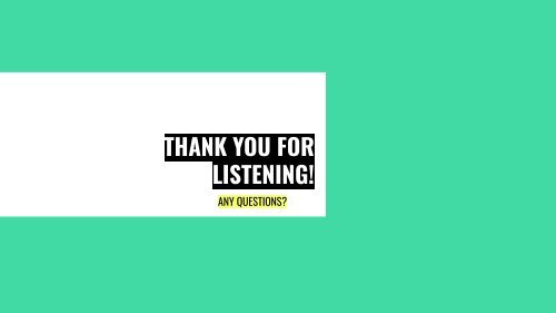 Thank You For Listening