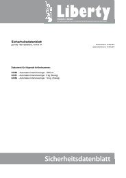 Sicherheitsdatenblatt - Liberty Vertriebs GmbH