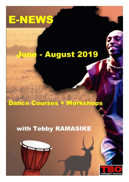 Agenda des activités Tebby Ramasike Juin à Août 2019