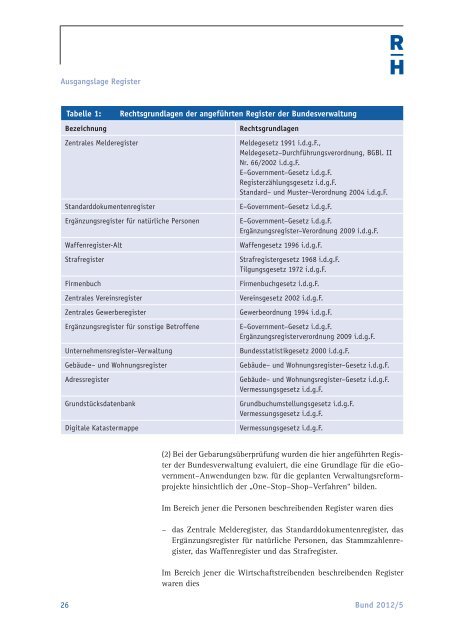 bka bmf bmi bmj bmwfj - Der Rechnungshof