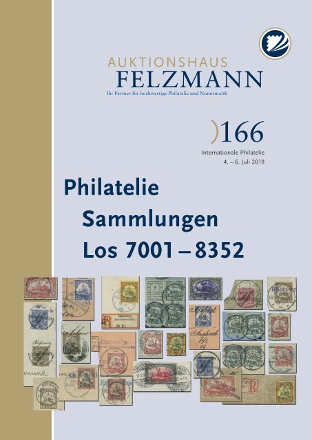 Auktion166 11 Philatelie Sammlungen