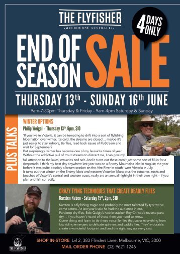 The Flyfisher Sale 2019