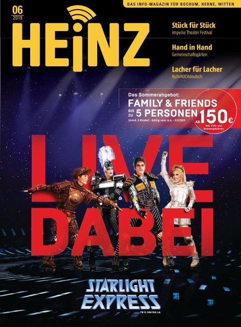 06_2019 HEINZ MAGAZIN Bochum, Herne, Witten