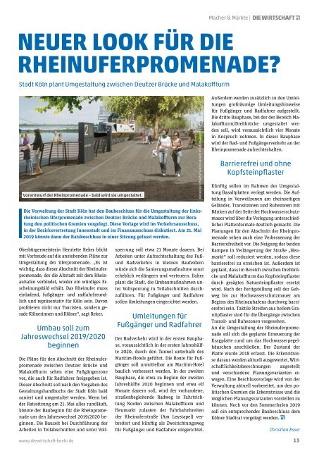 Die Wirtschaft Köln - Ausgabe 03 / 2019