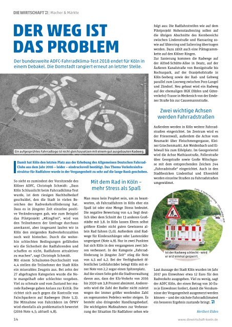 Die Wirtschaft Köln - Ausgabe 03 / 2019