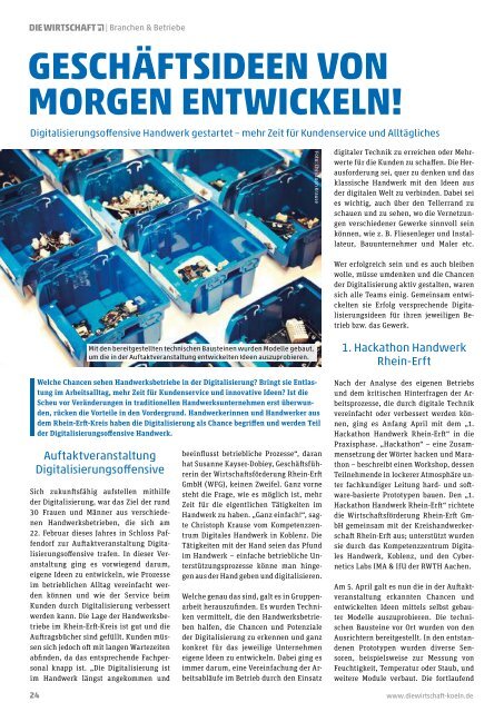 Die Wirtschaft Köln - Ausgabe 03 / 2019