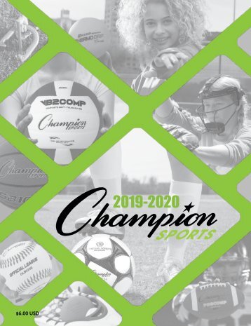 Champion Sports Catalog 2019-2020