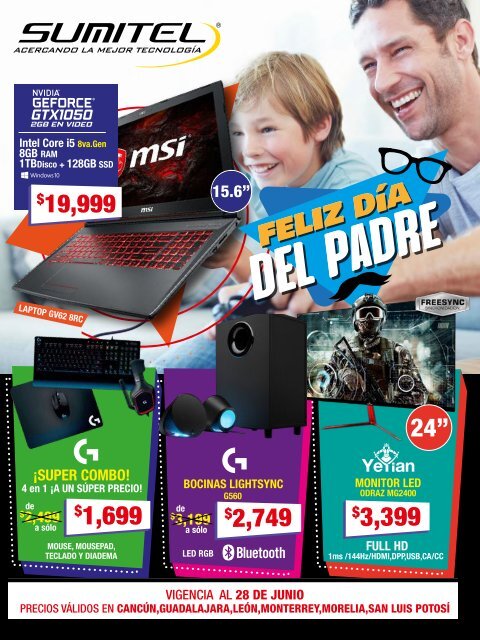 Suplemento Gamer, precios vigentes hasta el 28 de Junio de 2019