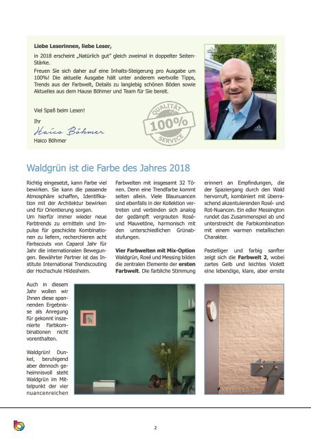 Natürlich gut - Ausgabe 01/2018