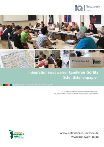 Integrationswegweiser Landkreis Görlitz, Schnittstellenpapier