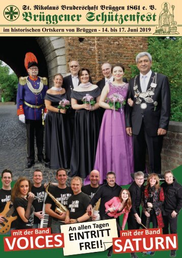 Festheft zum Schützenfest - St. Nikolaus Bruderschaft Brüggen 2019