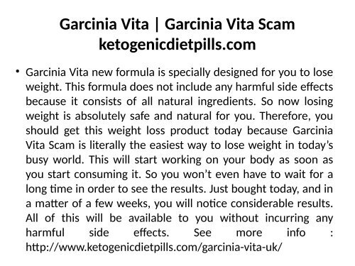 Garcinia Vita PDF