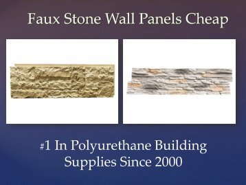 Faux Stone Wall Panels Cheap