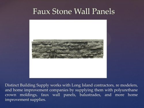 Faux Stone Wall Panels Cheap