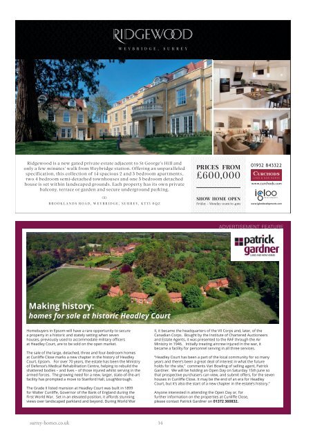 Surrey Homes | SH56 | June 2019 | Kitchen & Bathroom supplement inside