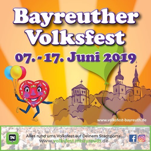 Bayreuther Volksfest Infoflyer 2019