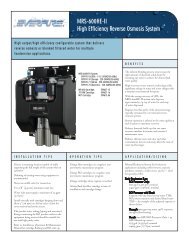 MRS-600HE-II High Efficiency Reverse Osmosis System