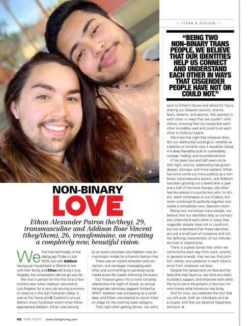 THE FIGHT SOCAL'S LGBTQ MONTHLY MAGAZINE JUNE 2019