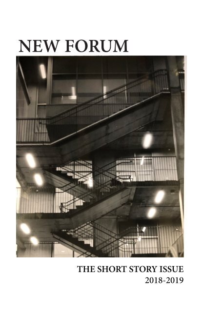 New Forum I Short Story Issue 2019
