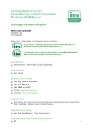 Leistungsprofil unseres Mitglieds Massenberg GmbH - LIB NRW