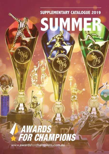 Awards for Champions - Summer 2019