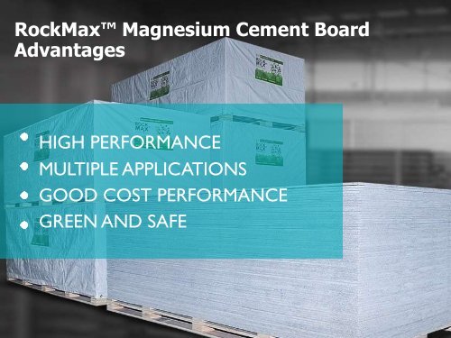 Durable Magnesium Sulfate Board