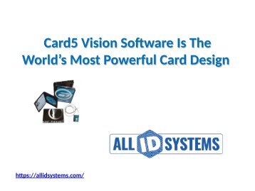 Card5 Vision Software Is The World’s Most Powerful Card Design