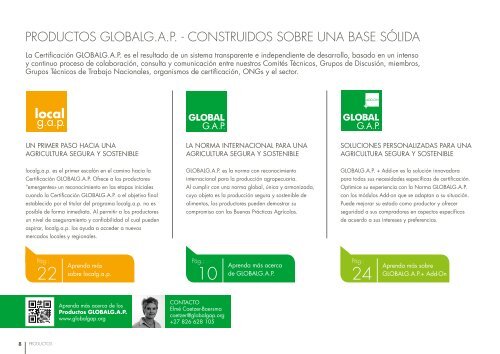 Productos & Servicios de GLOBALG.A.P.