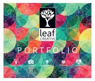 Leaf Creative Portfolio Jan 2019 - Complete