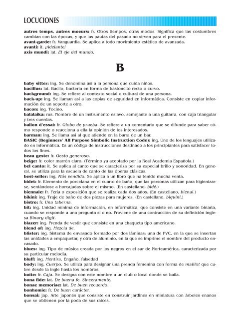 Diccionario de sinónimos, antónimos y parónimos. Uso de la Lengua Española