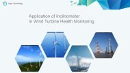 Inclinometer on Wind Turbine for Health Monitoring